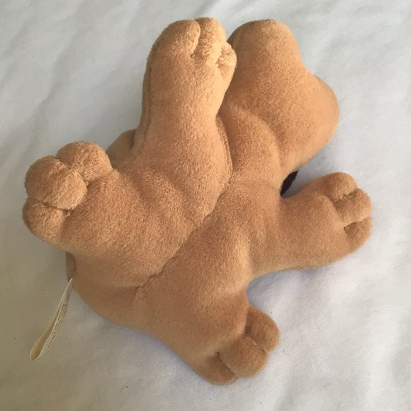 Christmas Puppie Tan with brown ears Vintage - Picture 4 of 6